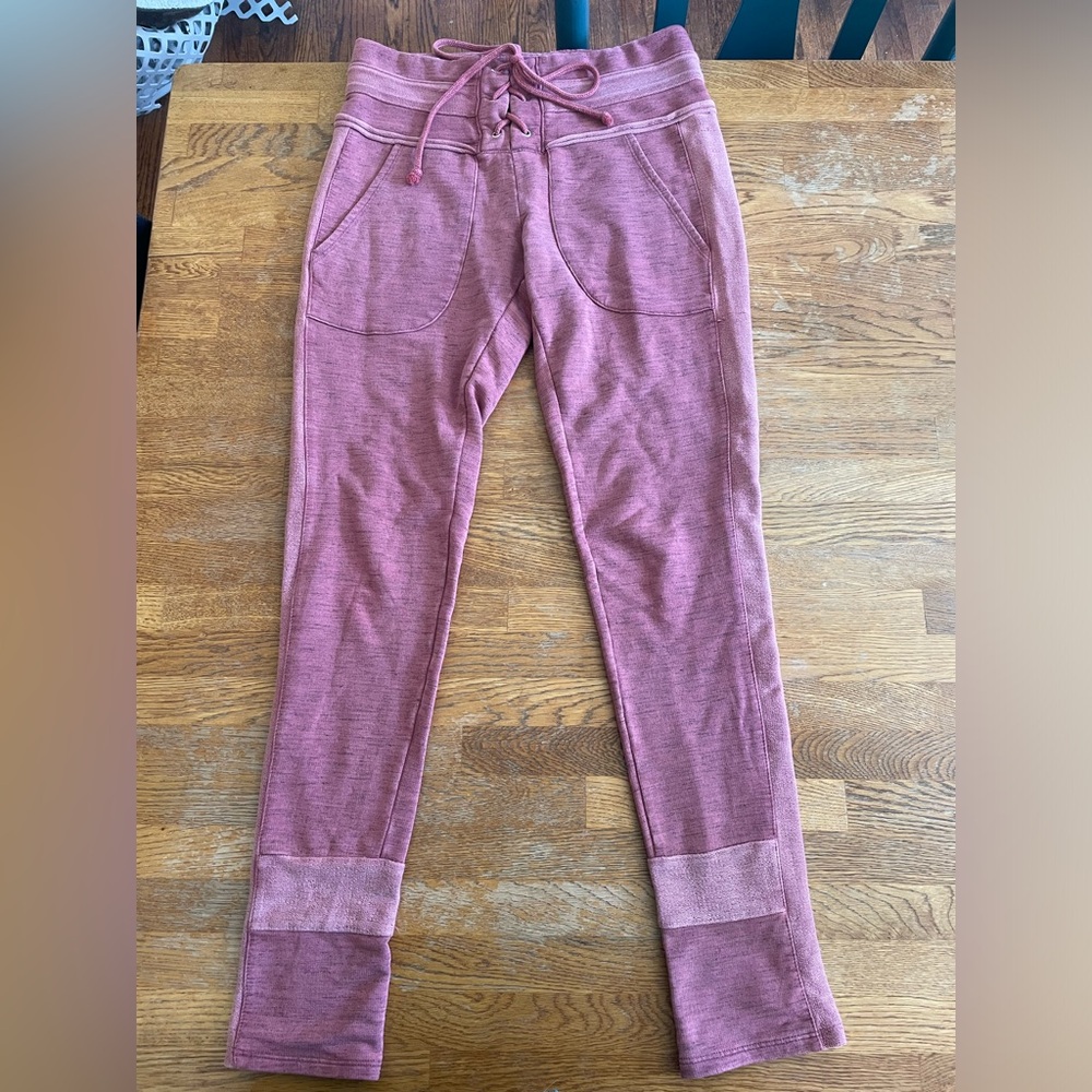 Cozy free people thick lace up legging